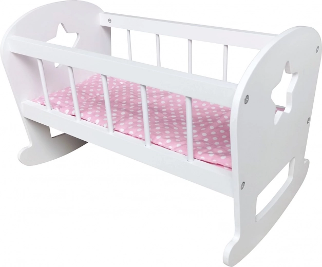 FREE2PLAY puidust nukukeevitus valge (kuni 40 cm)