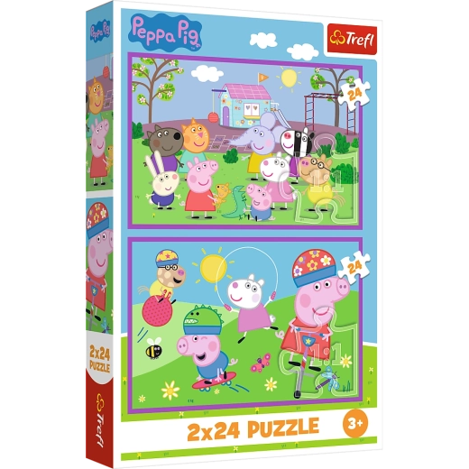 Pusle 2x24 Peppa mänguväljakul – Peppa Pig
