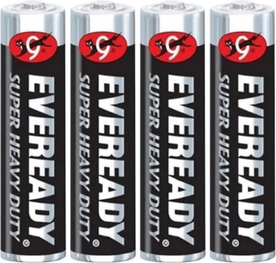 Energizer Eveready Super Heavy Duty AAA (R3) patareid 4 tk