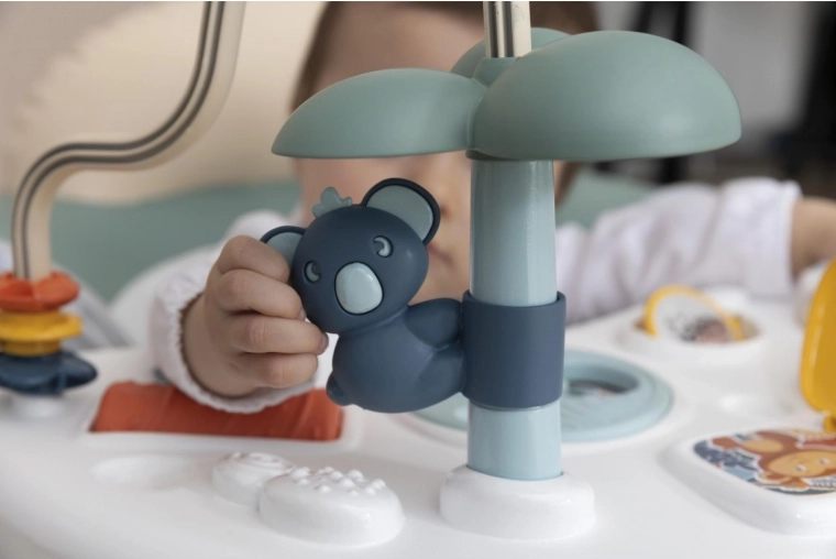 Detachable activity table full of play