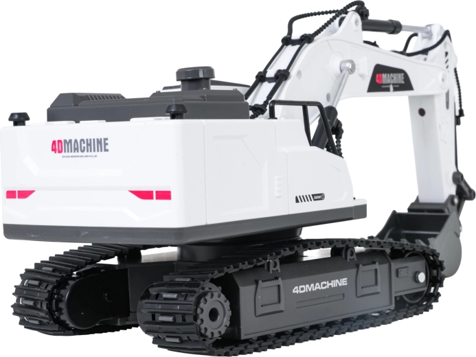 Rotating cab up to 680° and fully movable arm