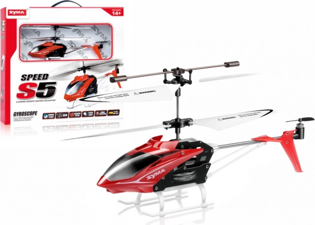 Kaugjuhtimisega helikopter Syma S5 punane
