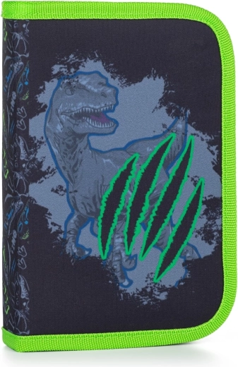 OXY GO Dino koolipinal, ühekorruseline, 2 klapiga, tühi