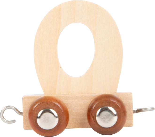 Wooden Wagon with Letter O for Train Sets small foot