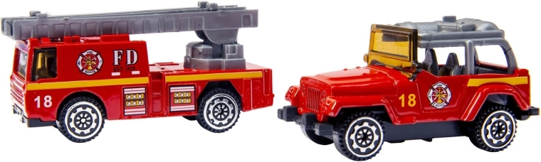 2 fire trucks in the pack