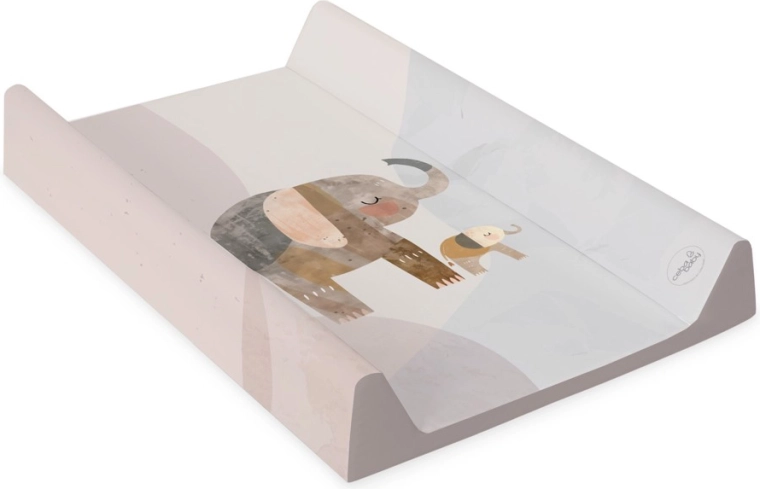 Ceba Baby mähkimismatt jäiga alusega 50 × 70 cm Basic Elephant Family