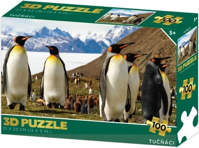 3D puzzle Penguins 100 pieces