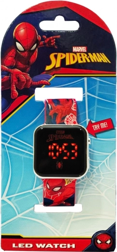 laste LED-käekell kalendriga Spider-Man