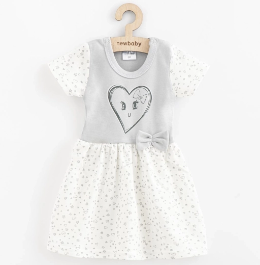 Laste puuvillane kleit New Baby Südamed
