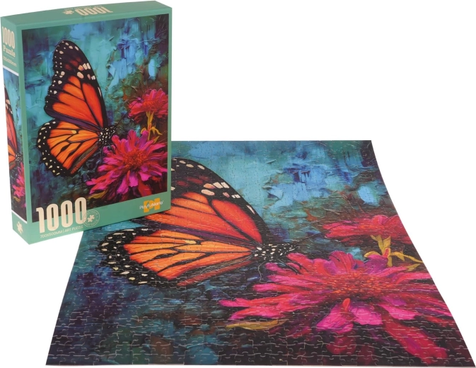 1000-Piece Puzzle – Colorful Butterfly
