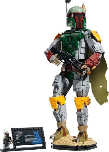 Väljapanekualus minifiguuri ja infotahvliga