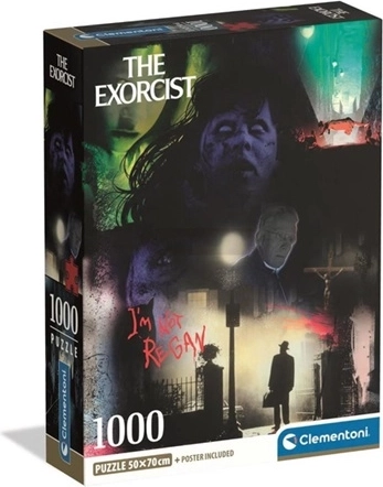 Clementoni pusle Exorcist – õudusfilmi kollaaž 1000 tükiga (kompaktne)