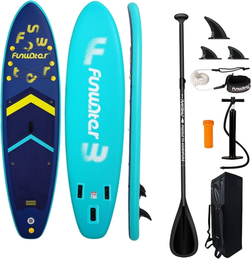 FunWater täispuhutav aerulaud SUP, 350 × 86 × 15 cm, meresinine