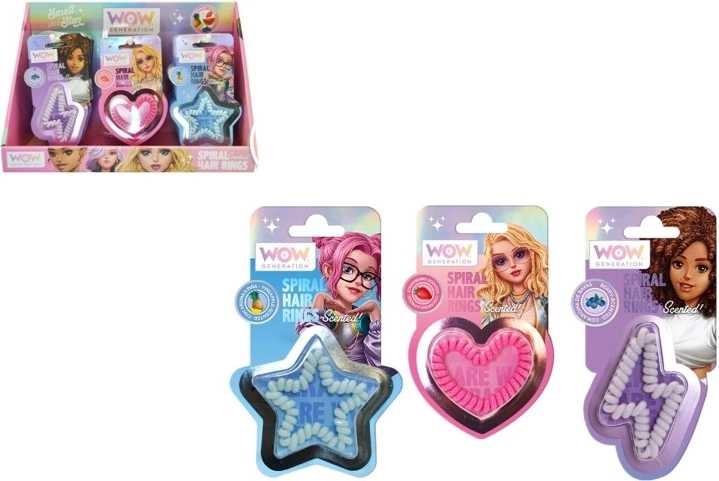WOW spiraalsed lõhnastatud juuksekummid