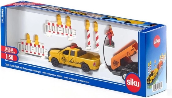 Siku RAM 1500 with Compressor and Accessories