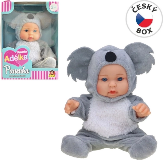 Doll in Koala Costume 22.5 cm
