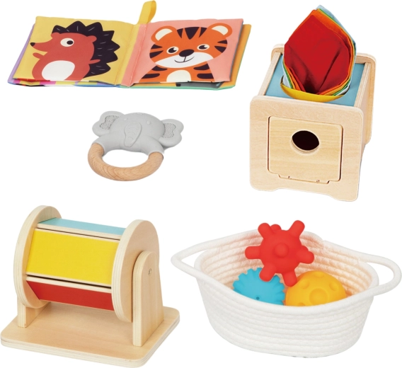Täielik Montessori komplekt meelte arendamiseks