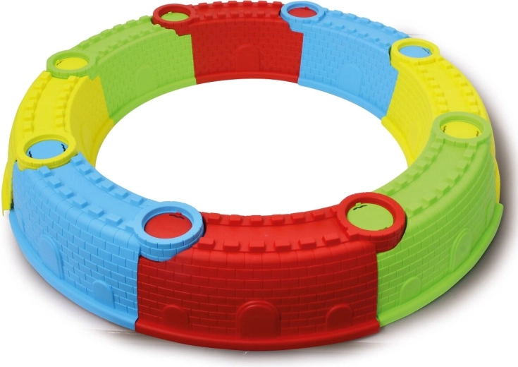 Jamara foldable sandbox castle – 13-piece set