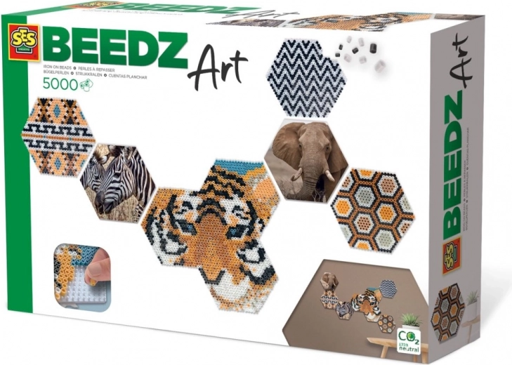 Creative set beedz art hex safari