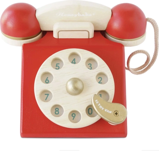 Le Toy Van Wooden Retro Telephone for Children
