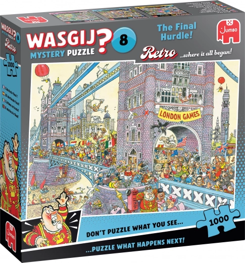 Pusle JUMBO WASGIJ Mystery 8 Viimane takistus, 1000 tükki