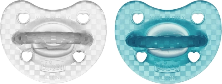 Chicco Physio Luxe ortodontiline lutt roheline-hall 16–36 k, 2 tk