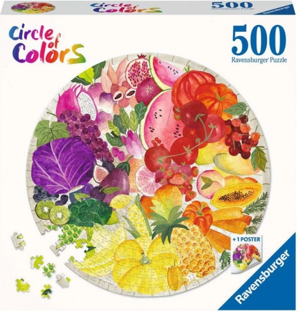 Ravensburger pusle puuvilja- ja köögiviljasümfoonia 500 tükki