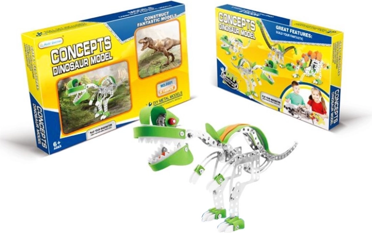 Metallist konstruktor dinosaurus – 1 tk