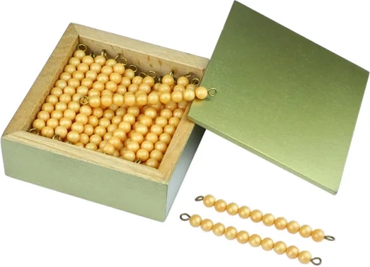 Moyo Montessori kuldsed kümned karbis (45 tk)