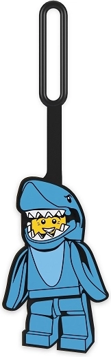 Lego luggage tag – Shark