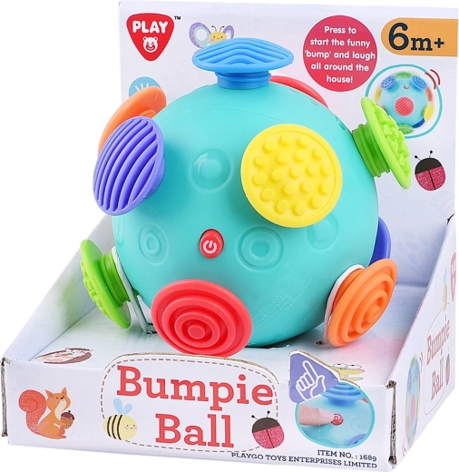 Playgo kühmuline sensoorne pall väikelastele – 1 tk