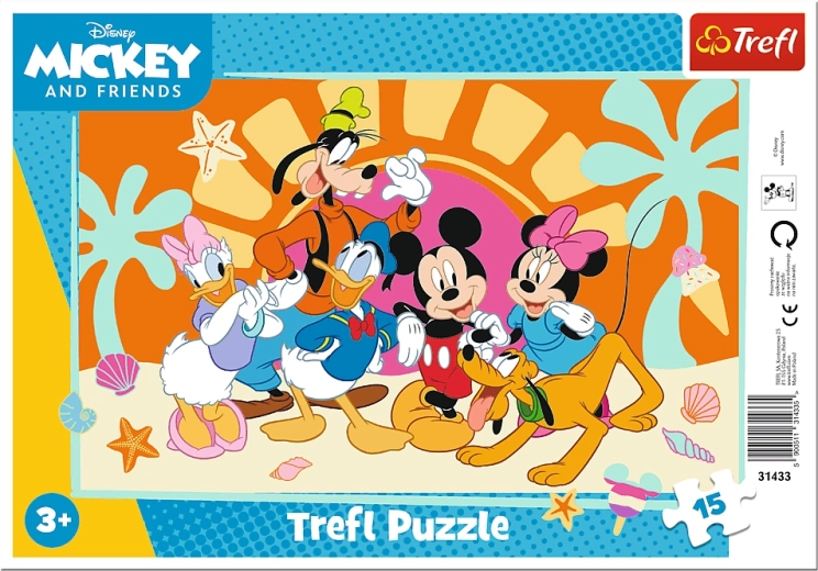 Pusle MICKEY JA TEMA SÕBRAD 15 tükki