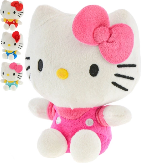 Hello Kitty plush toy (sitting) 16 cm (4 color variants) - 1 piece