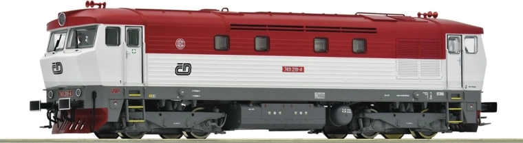 Roco diiselvedur ČD 749 Bardotka, digitaalne heliga H0