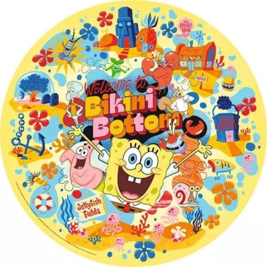 Ravensburgeri ümmargune pusle SpongeBob Püksis 500 tükki