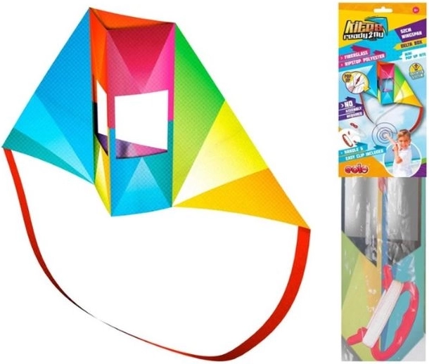 Eolo toys mini nailonist deltakujuline tuulelohe 56 × 30 cm