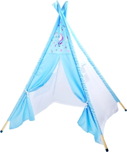Laste teepee-telk ükssarvikuga