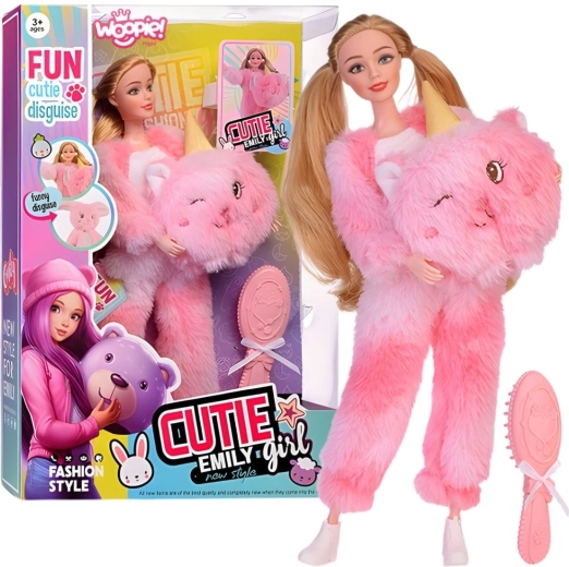 Woopie Royal nukk Emi roosas karukostüümis
