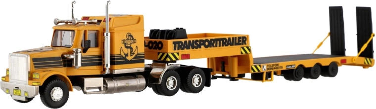 Veoauto koos transpordihaagisega