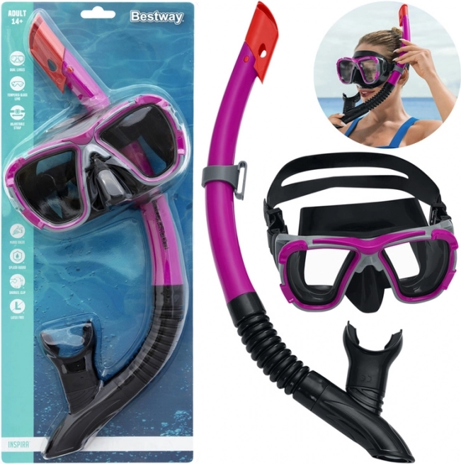 Bestway snorgeldamiskomplekt lastele ja täiskasvanutele