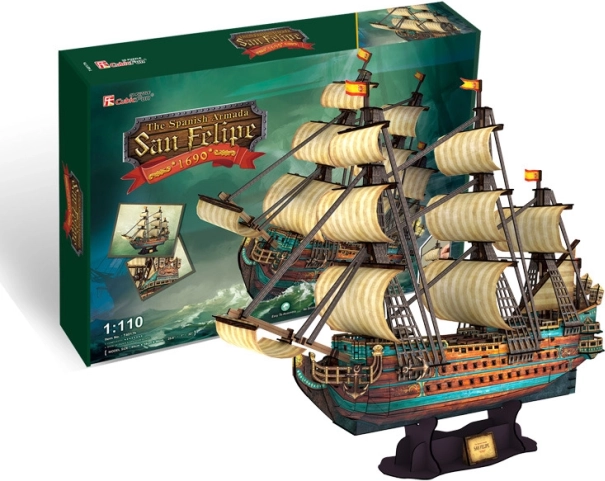 3D pusle purjelaev San Felipe – 248 osa