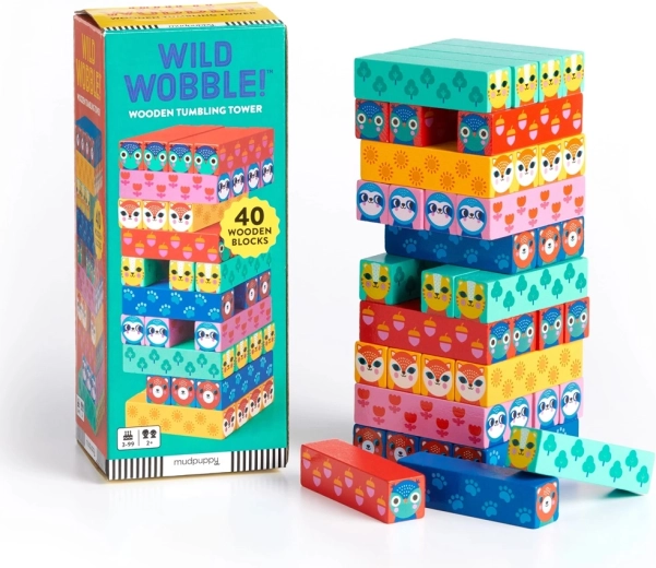 Puidust torn WILD WOBBLE – loomad looduses