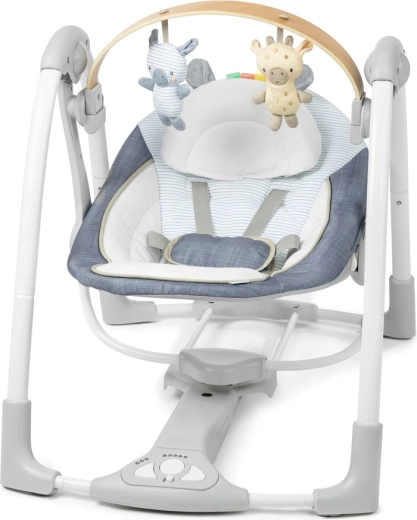 Ingenuity portable swing Swing'n Go Chambray