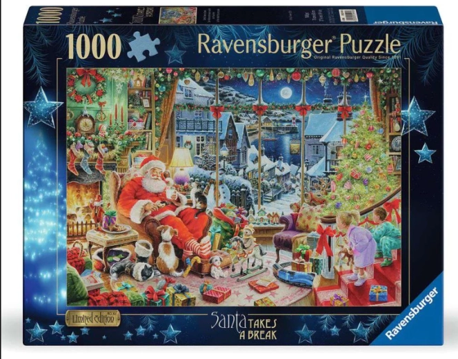 Ravensburger puzzle limited edition no. 30: Santa Takes a Break 1000 pieces