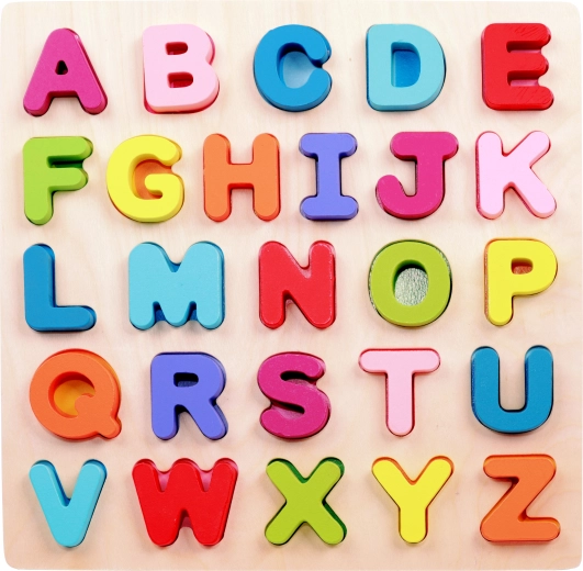 2Kids Toys Wooden Alphabet Insert Puzzle