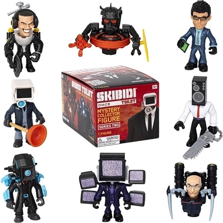Cobi Skibidi Toilet salajane kollektsioneeritav figuur, 2. seeria