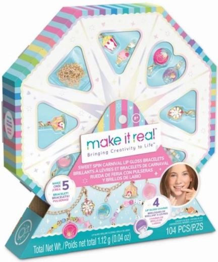 Sweet Spin Carnival Lip Gloss Bracelets