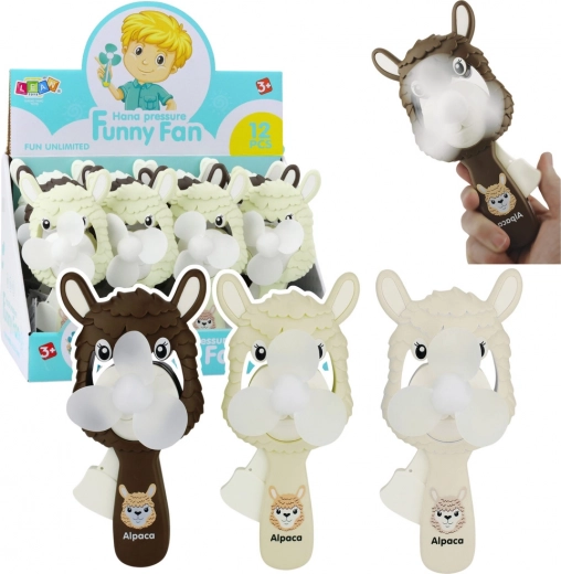Handheld Alpaca Fan for Kids
