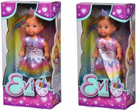 Nukk Evi Love Ükssarvikute haldjas tiibadega 12 cm