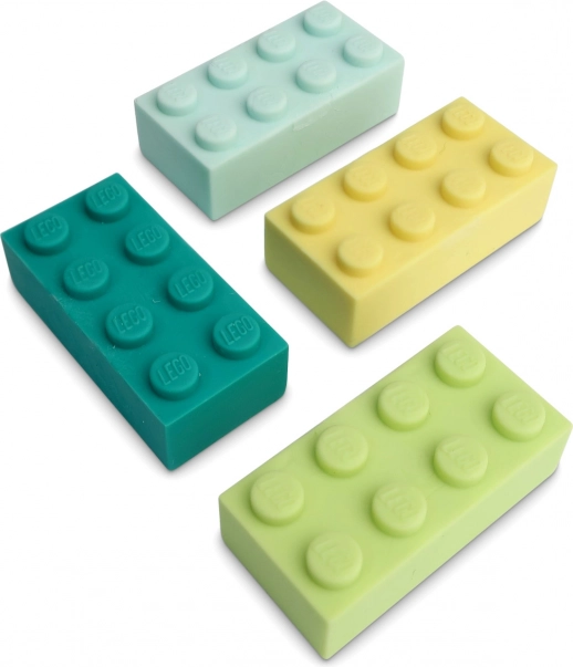 LEGO koolikummid 8 tk – värvilised kustutuskummikuubikud